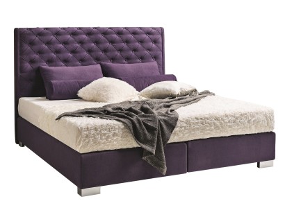 Design Upholstery Bed Leather Double Hotel Marriage Bedroom Boxspring Box new